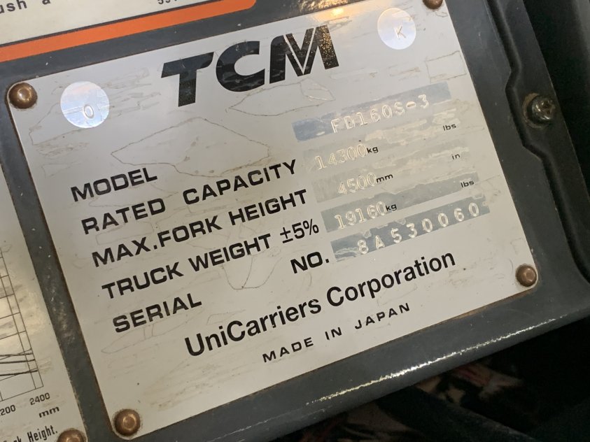 TCM 16T Forklift