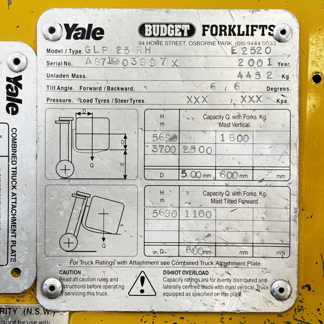 Yale 2.5T Forklift