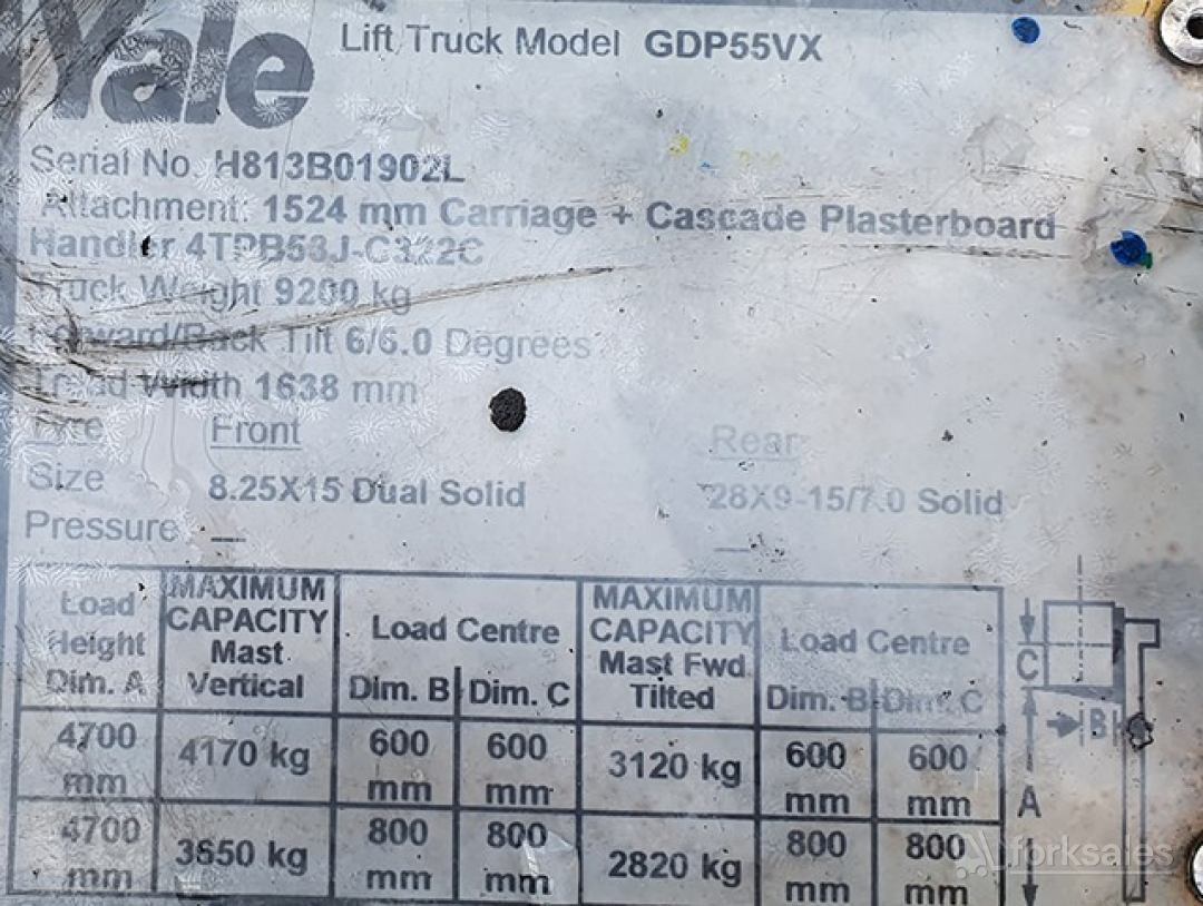 Yale 5.5T Diesel Forklift