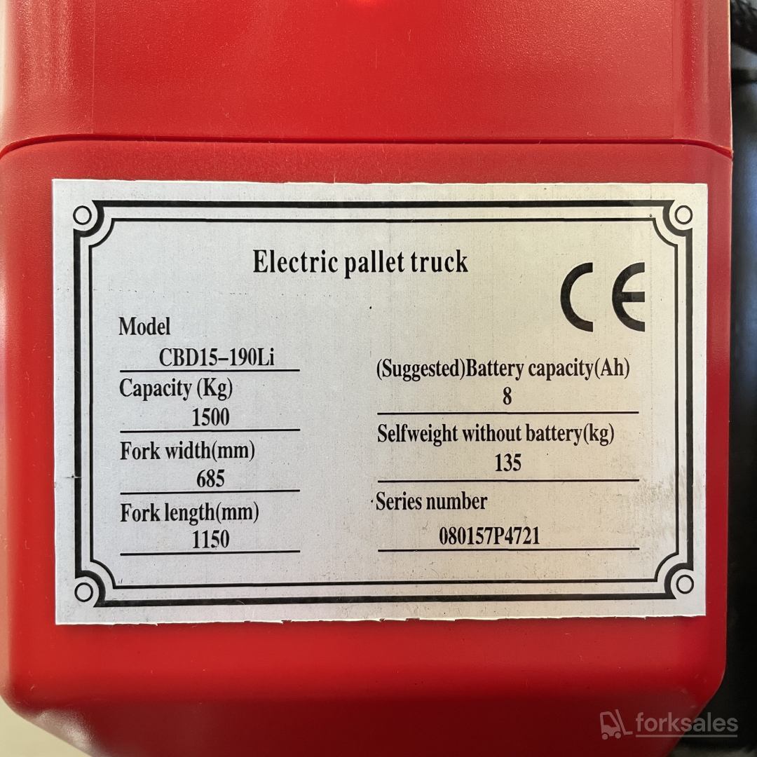 1.5T Electric Pallet Jack