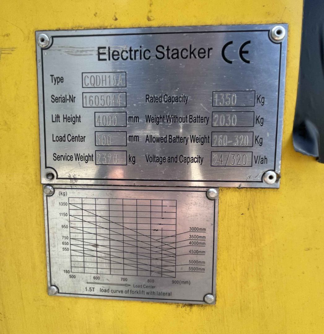 Select Electric Stacker | U6065