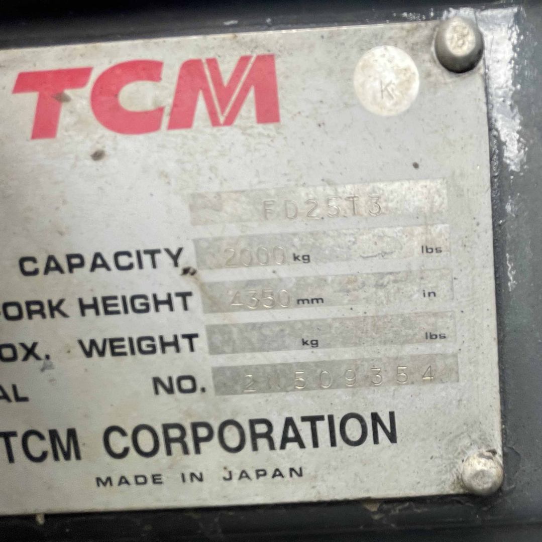 TCM 2.5T Diesel Forklift