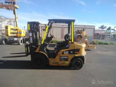 CAT GPE25N 4300mm Container Mast Forklift